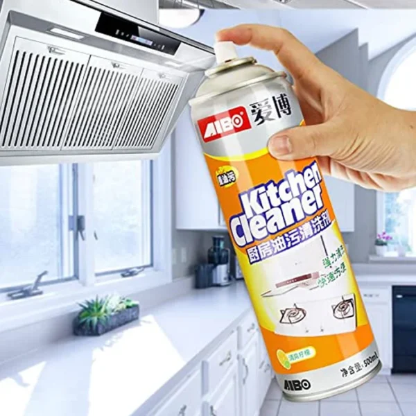 Multipurpose Bubble Foam Cleaner Kitchen Cleaner Spray Oil & Grease Stain Remover Foam - Image 2