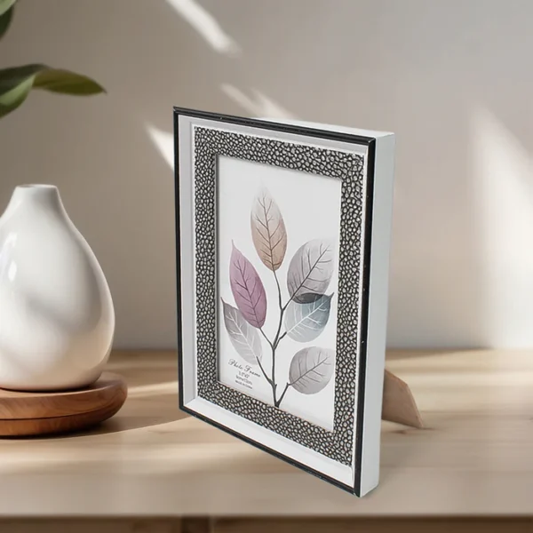 Modern Plastic Picture Frame Photo Holder (1 Pc / Mix Color & Design / 15×12 Cm) - Image 3