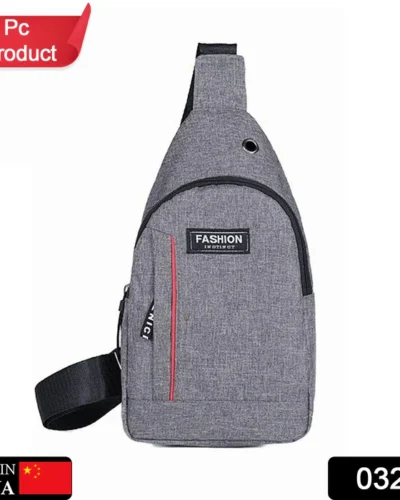 Waterproof Anti-Theft Crossbody Fanny Pack with USB Charging & Earphone Hook