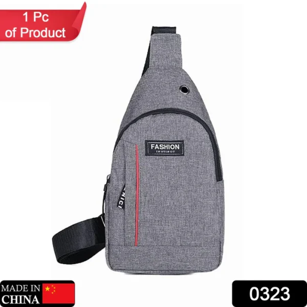 Waterproof Anti-Theft Crossbody Fanny Pack with USB Charging & Earphone Hook - Image 2