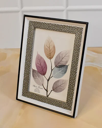 Modern Plastic Picture Frame Photo Holder (1 Pc / Mix Color & Design / 15×12 Cm)