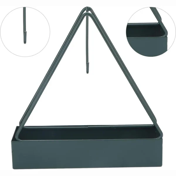 Mosquito Coil Holder Frame, Triangular Shape Iron Mosquito Incense Holder - Image 2