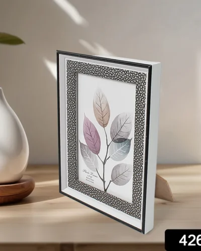 Modern Plastic Picture Frame Photo Holder (1 Pc / Mix Color & Design / 15×12 Cm)