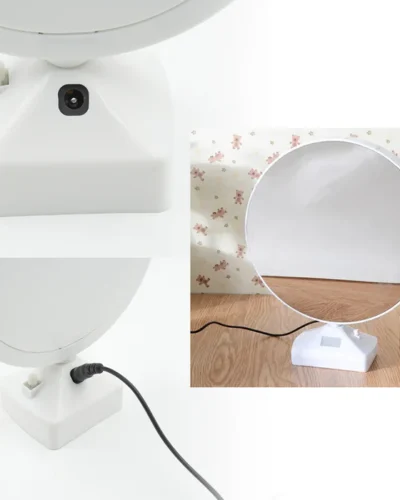 Plastic 2 in 1 Mirror Come Photo Frame with Led Light