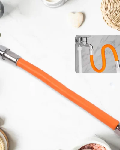 Flexible Faucet Extender Sprayer (27 Cm / Mix Design / 1 Pc)