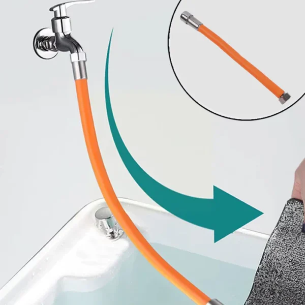 Flexible Faucet Extender Sprayer (27 Cm / Mix Design / 1 Pc) - Image 6