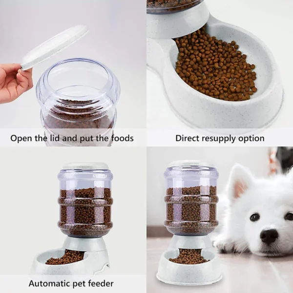 Automatic Pet Food Dispenser Self-Dispensing Pet Feeder Food Dispenser - Image 3