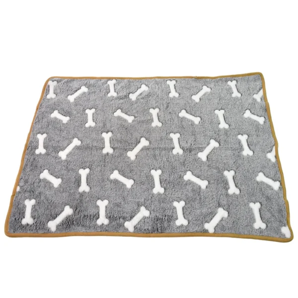 Pet Soft Cat Dog Blanket / Towel, Warm Sleep Mat (75×55 Cm / 1 Pc / Mix Color & Design) - Image 2