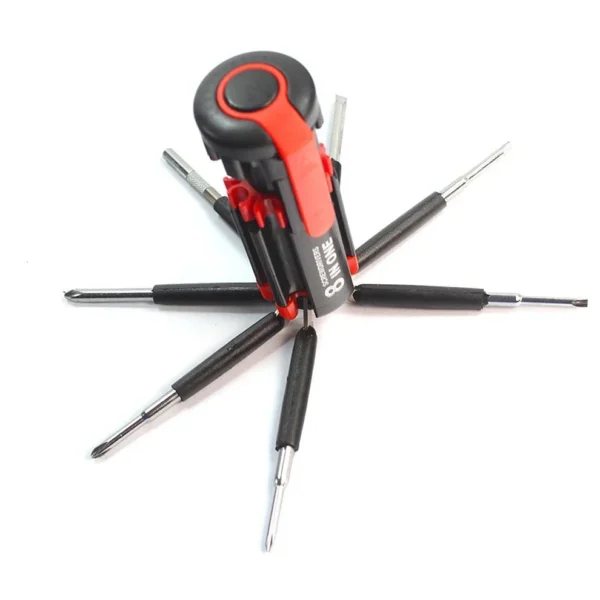 8 in 1 Multi-Function Screwdriver Kit with LED Portable Torch - Image 4