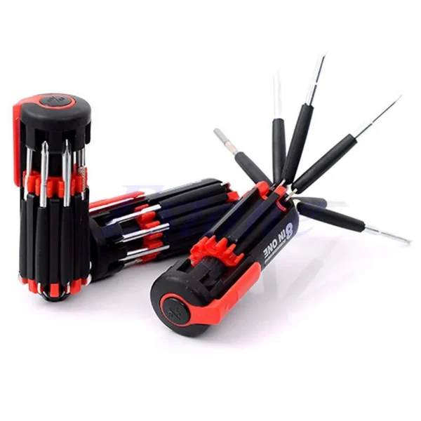 8 in 1 Multi-Function Screwdriver Kit with LED Portable Torch - Image 5